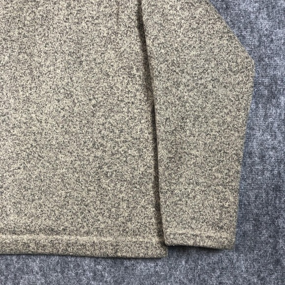 The North Face Gordon Lyons Sweater Mens Large Beige Fleece 1/4 Zip Pullover - Picture 13 of 16